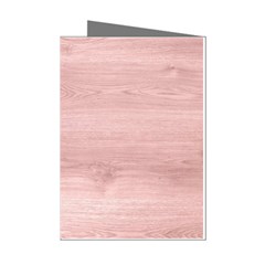 Pink Wood Mini Greeting Cards (pkg Of 8) by ConteMonfreyShop