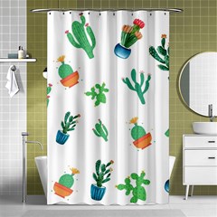 Among Succulents And Cactus  Shower Curtain 48  X 72  (small) by ConteMonfreyShop