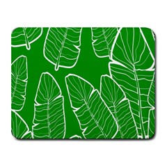 Green Banana Leaves Small Mousepad by ConteMonfreyShop