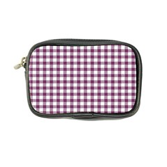 Straight Purple White Small Plaids  Coin Purse by ConteMonfrey