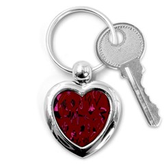 Doodles Maroon Key Chain (heart) by nateshop