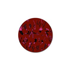 Doodles Maroon Golf Ball Marker (10 Pack) by nateshop