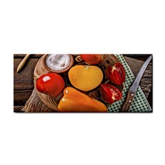 Tomatoes And Bell Pepper - Italian Food Hand Towel by ConteMonfrey