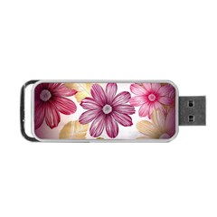 Fabric Pattern Texture Portable Usb Flash (two Sides) by Wegoenart