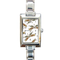 Pattern-35 Rectangle Italian Charm Watch by nateshop