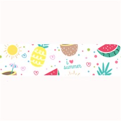 Pineapple And Watermelon Summer Fruit Large Bar Mats by Jancukart