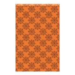 Halloween Black Orange Spider Web   Shower Curtain 48  X 72  (small)  by ConteMonfrey