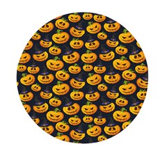 Jack O Lantern  Mini Round Pill Box (pack Of 5) by ConteMonfrey