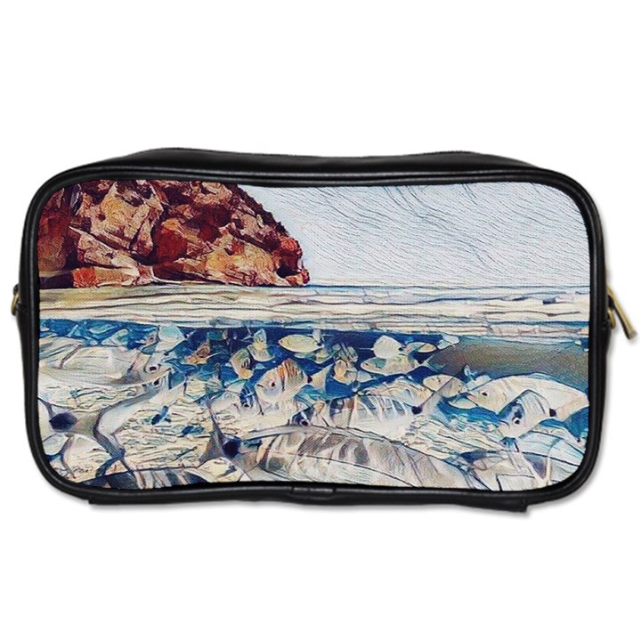 Fishes In Lake Garda Toiletries Bag (Two Sides)