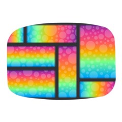 Background Colorful Abstract Mini Square Pill Box by Wegoenart