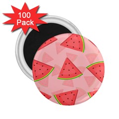 Background Watermelon Pattern Fruit 2 25  Magnets (100 Pack)  by Wegoenart