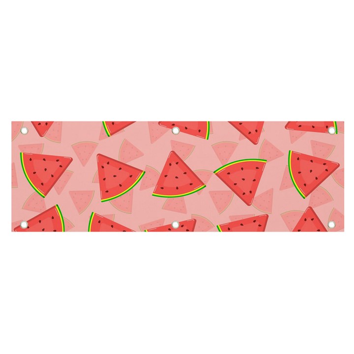 Background Watermelon Pattern Fruit Banner and Sign 6  x 2 