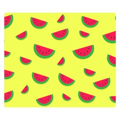 Watermelon Pattern Wallpaper Double Sided Flano Blanket (small)  by Wegoenart