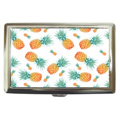 Pineapple Background Pattern Fruit Cigarette Money Case by Wegoenart