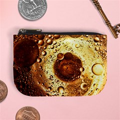 Olive Oil Bubbles Gold Oil Food Mini Coin Purse by Wegoenart