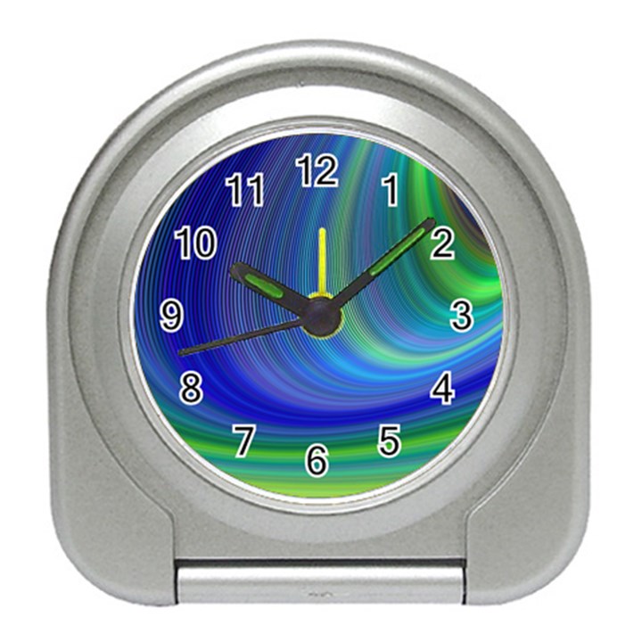 Space Design Abstract Sky Storm Travel Alarm Clock