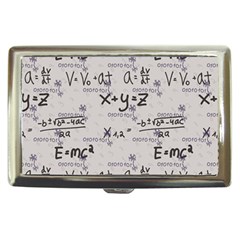 Pattern Wallpaper Math Formula Albert Einstein Cigarette Money Case by danenraven