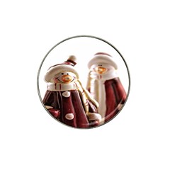 Christmas Figures 11 Hat Clip Ball Marker (4 Pack) by artworkshop