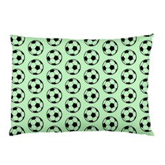 Pattern Ball Soccer Background Pillow Case (two Sides) by Wegoenart