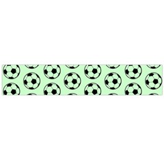 Pattern Ball Soccer Background Large Flano Scarf  by Wegoenart