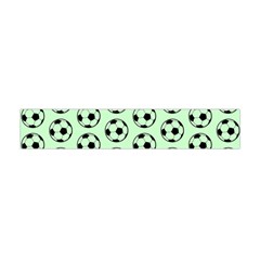 Pattern Ball Soccer Background Flano Scarf (mini) by Wegoenart