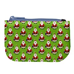 Christmas-santaclaus Large Coin Purse by nateshop