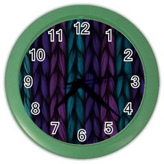 Background Color Wall Clock by nateshop