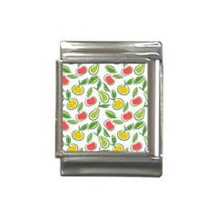 Fruit Fruits Food Illustration Background Pattern Italian Charm (13mm) by Ravend