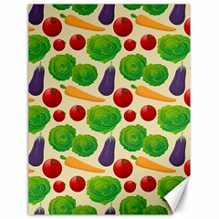 Food Illustration Pattern Texture Canvas 18  X 24  by Ravend