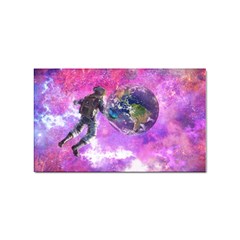 Astronaut Earth Space Planet Fantasy Sticker Rectangular (100 Pack) by Ravend