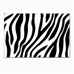 Zebra Vibes Animal Print Postcards 5  X 7  (pkg Of 10) by ConteMonfrey