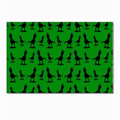 Green Dinos Postcards 5  X 7  (pkg Of 10) by ConteMonfrey