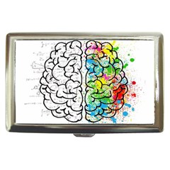 Brain Mind Psychology Idea Drawing Cigarette Money Case by Wegoenart