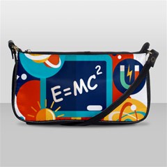 Natural Science Physics Laboratory Formula Shoulder Clutch Bag by danenraven