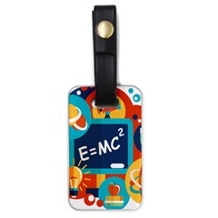 Natural Science Physics Laboratory Formula Luggage Tag (one Side) by danenraven