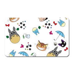 My Neighbor Totoro Cartoon Magnet (rectangular) by danenraven