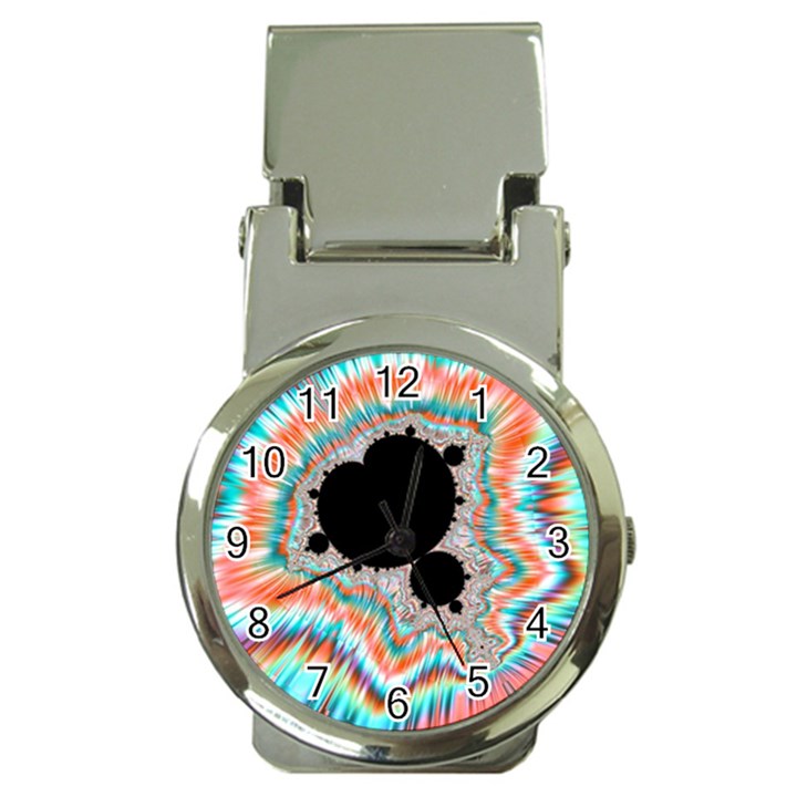 Fractal Abstract Background Money Clip Watches