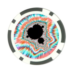 Fractal Abstract Background Poker Chip Card Guard (10 Pack) by Wegoenart