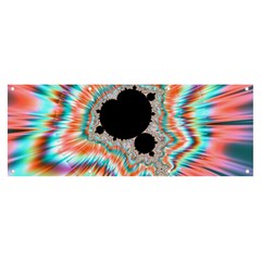 Fractal Abstract Background Banner And Sign 8  X 3  by Wegoenart