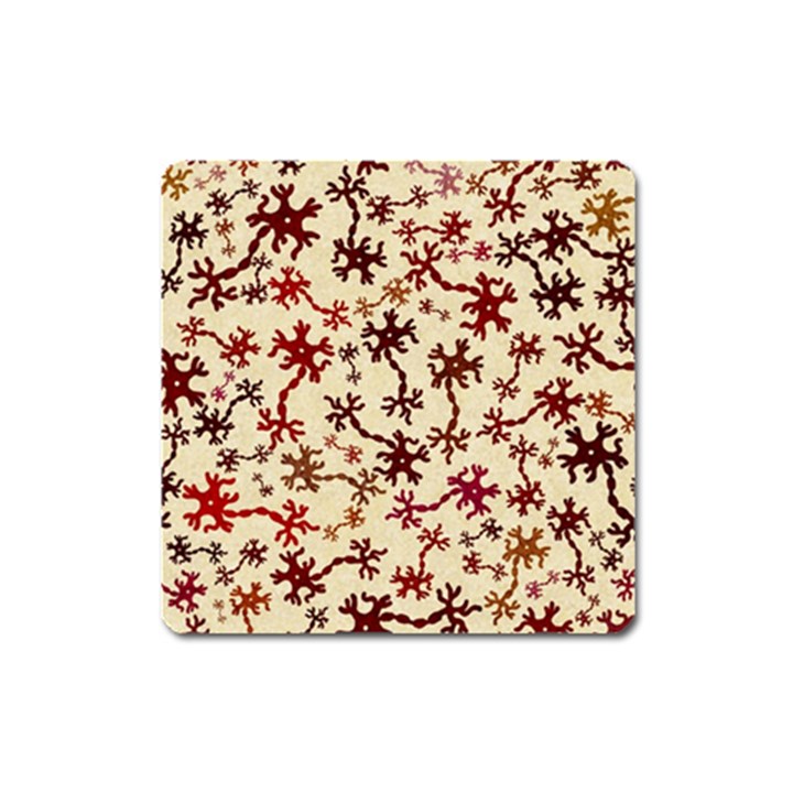 Neuron Nerve Cell Neurology Square Magnet