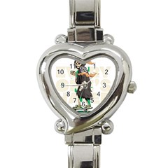 Halloween Heart Italian Charm Watch by Sparkle