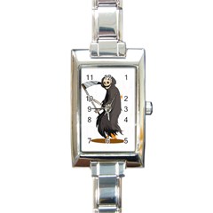 Halloween Rectangle Italian Charm Watch by Sparkle