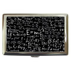 Science Einstein Formula Mathematics Physics Cigarette Money Case by danenraven