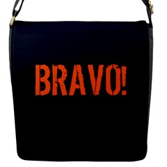 Bravo! Italian Saying Flap Closure Messenger Bag (s) by ConteMonfrey