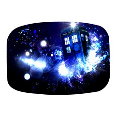 Tardis Background Space Mini Square Pill Box by Jancukart