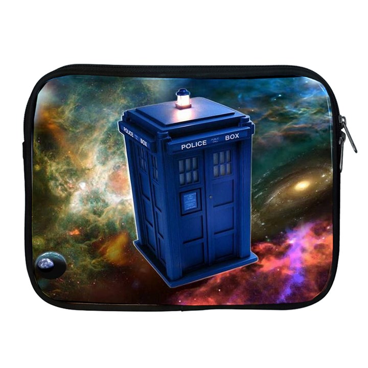 The Police Box Tardis Time Travel Device Used Doctor Who Apple iPad 2/3/4 Zipper Cases