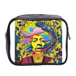 Psychedelic Rock Jimi Hendrix Mini Toiletries Bag (Two Sides) Back