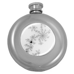 Mandelbrot Apple Males Mathematics Round Hip Flask (5 Oz) by Jancukart