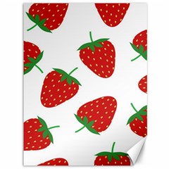 Seamless-pattern-fresh-strawberry Canvas 36  X 48  by Jancukart