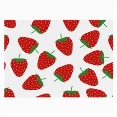 Seamless-pattern-fresh-strawberry Large Glasses Cloth by Jancukart